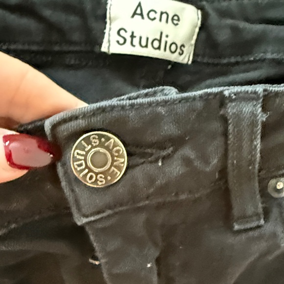 Acne Studios Skin 5 Black Jeans - Picture 3 of 6